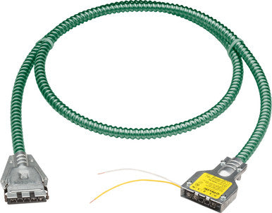 OnePass Fixture Cable, 120V, 12AWG, 2 Conductor &1 Ground, 9FT