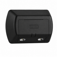 Surface, Wall or Ceiling, Black, 2 LEDs, 5000K, 3W, 372 lumens
