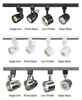LED Track Heads Collection 1 - H Style Track Mount - Many Different Styles, Finishes, and Beam Angles