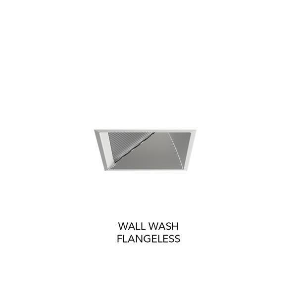 3IN Square Wall Wash, Wheat Diffuse, Flangeless