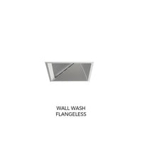3IN Square Wall Wash, Wheat Diffuse, Flangeless
