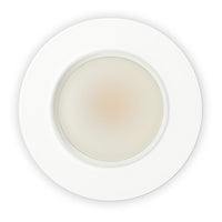 4 Inch LED Eyeball Downlight - 10 Watt - 800 Lumens - 3000K Soft White - 120V - Recessed Can Required - Dimmable