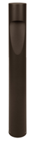 LED Garden Pathway Bollard Light - 15 Watts 1500 Lumens - Color Selectable 30K/40K/50K - 40 Inches Tall - 120-277V - Black Finish