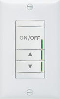 Low Voltage Push-Button Wallpod, Raise/Lower Dimming, Red