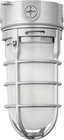 Indoor vapor tight harsh environment utility light, LED, Package 1, 4000K, 120V, Natural aluminum finish,