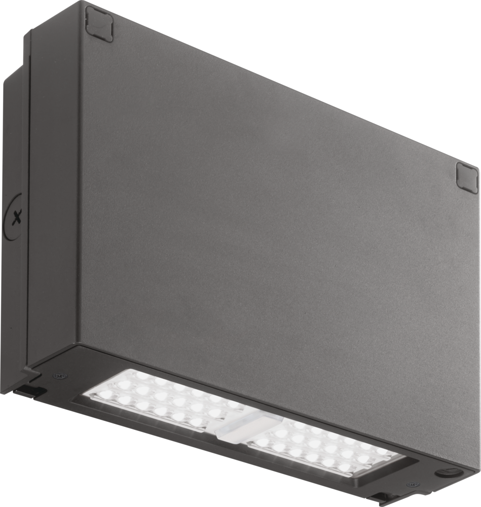 LED Wall Pack, 2954 Lumens, 5000K, 120-277V, Dark Bronze Finish