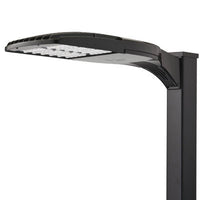 LED Area Luminaire, 8262 LM, 4000K, Type III Medium, 120-277V, Square Pole Universal Mounting Bracket Adaptor, Bronze Finish