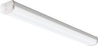 4FT LED Wraparound, Nominal 4000 LM, Curved, linear prismatic, eldoLED dimming 1%, 80+ CRI, 3500K