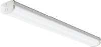 8FT LED Wraparound, Nominal 4000 LM, Curved,  linear prismatic with trim ring, eldoLED dimming 1%, 80+ CRI,  4000K, Embedded wireless controls by nLight, Networked wireless,  fixture integrated occupancy and daylight sensor