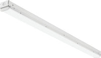 LED Contractor Single Striplight,48IN,Switchable Lumens - 3000LM, 4000LM and 5000LM,120/277V,Constant current, dimming to 10%,0-10V dimming,Switchable CCT- 3500K, 4000K and 5000K,80 color rendering index,Sensor Switch enabled,Passive Infrared Sensor