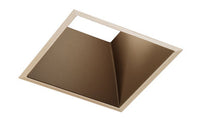 3IN Square Downlight Reflector,White Paint,Self Flanged (Same finish as reflector)