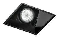 3IN Square Adjustable Reflector,Clear Diffuse,Flangeless