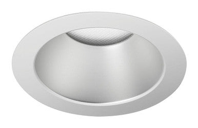 3IN Parabolic Downlight Trim (For Static White),Clear Diffuse,Self Flanged, White painted flange