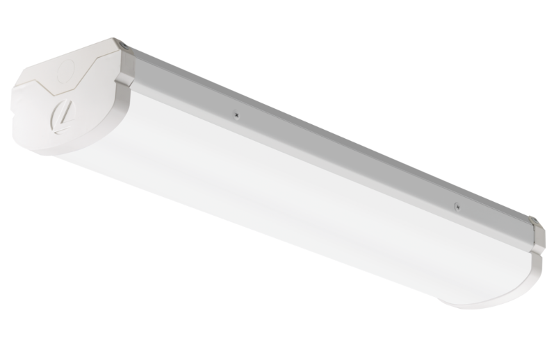 2FT LED Wraparound,Nominal 2000 LM,Curved, linear prismatic with trim ring,eldoLED dimming 1%,80+ CRI, 4000K,Embedded wireless controls by nLight,Networked wireless, fixture integrated occupancy and daylight sensor,No Occupancy Control