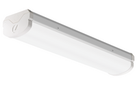 2FT LED Wraparound,Nominal 2000 LM,Curved, linear prismatic with trim ring,eldoLED dimming 1%,80+ CRI, 4000K,Embedded wireless controls by nLight,Networked wireless, fixture integrated occupancy and daylight sensor,No Occupancy Control