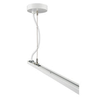 Rigid Ceiling Cable Suspension/Feed Kit, 144IN Nominal Length, White