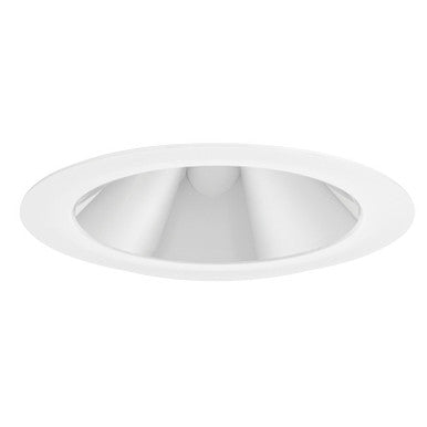 Aculux 2-in Round Hyperbolic Downlight Flush Mount Cone, White - 2DH W SF