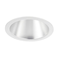 Aculux 2-in Round Lensed Self Flanged Cone, White - 2DP W SF WET