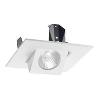 4IN Square Flush Gimbal Trim, White