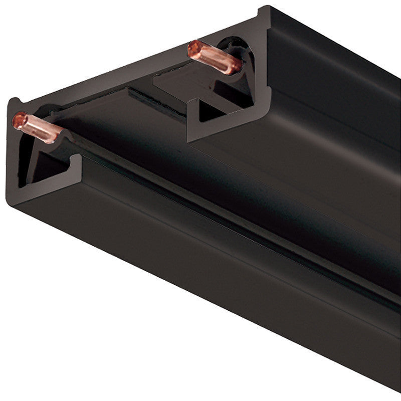 Trac-Lites Trac Section, 1-Circuit, 8FT Nominal Length, Black
