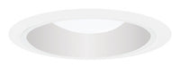 Juno 6IN Downlight Ultra Trim Cone, Fully Enclosed Trim, White, White Trim Ring - 29 WWH