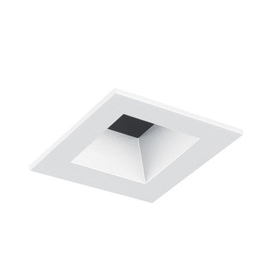 Aculux 2-in Square Downlight Flush Mount Reflector, White - 2SQD W FM