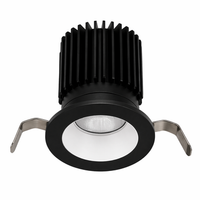 Volta 2in Round Wall Wash Trim 2700-6500K in Black White - R2RWT-ATWB-BKWT