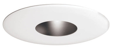 4IN Pinhole with Integral Shield, White
