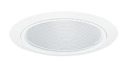 Juno 5IN Down-Light Baffle Trim, White, White Trim Ring - 205 WWH