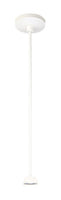 Rigid Ceiling Pendant Stem Kit, 12IN Nominal Length, White