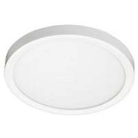Juno SlimForm SurFace Mount Down-Lights - Round, 13IN, 1800 Nominal LM, Switchable CCT - 27K, 30K, 350, 40K, 50K, 90+ CRI, 120V, Forward/Reverse Phase Cut, White