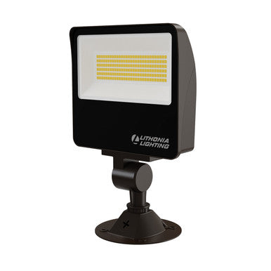 LED Flood Light, Adjustable Light Output, Switchable CCT- 3000K, 4000K, 500K, Knuckle Yoke, Bronze Finish