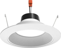 6IN JunoRetrofit Down-Light, Generation 4, 700 Nominal LM, 3000K, 90+ CRI, 120V, Forward/Reverse Phase Cut, White, White Trim Ring,