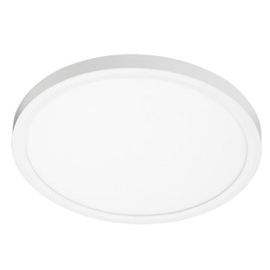 Juno SlimForm Surface Mount Downlights - Round, 5IN, 700 Nominal LM, Switchable CCT – 2700K, 3000K, 3500K, 4000K, and 5000K, 90+ CRI, 120V, Forward/Reverse Phase Cut, White