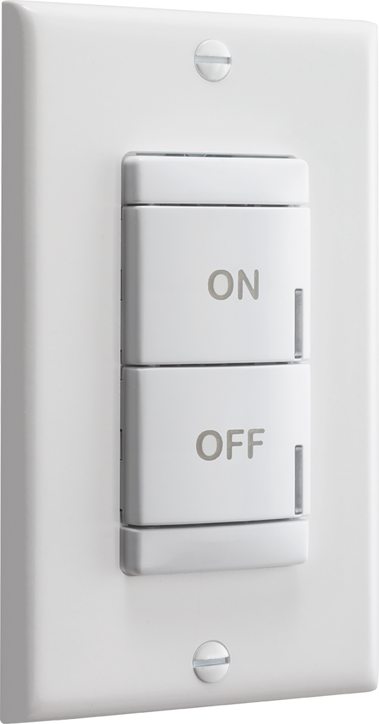 Low Voltage Push-Button Wallpod, Raise/Lower Dimming, Black