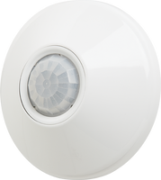 Low Voltage Ceiling Mount Sensor, Large Motion / Extended Range 360° Lens, Low Temperature / High Humidity, Rear RJ-45 Ports