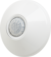 Low Voltage Ceiling Mount Sensor, Large Motion / Extended Range 360° Lens, Low Temperature / High Humidity, Rear RJ-45 Ports