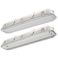 LED Enclosed/Gasketed, 24IN, 3, 000LM, Clear acrylic, Wide distribution, 120V-277V, Generic driver 0-10V dimming, 5000K, 80 color rendering index