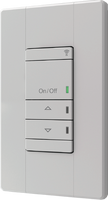 Aesthetic Line Powered Wall Switch, Raise/Lower Dimming, 120-277V, White, Generation Two