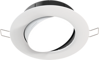 6 Inch LED Connected Wafer Down-Light, Adjustable Trim, Color Selectable - 27K/30K/35K/40K/50K, Matte White
