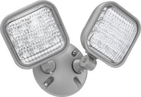 Remote, Grey, Twin Lamp Heads, Weather Proof, Square