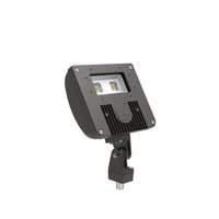 LED Flood Luminaire, 4000K, Medium Flood, 120-277V, Knuckle Mounting, Natural Aluminum Finish