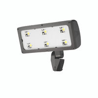 LED Flood Luminaire, Up to 40121 Lumens, 4000K, Wide Flood Distribution, 120-277V, Integral Slipfitter, Bronze Finish