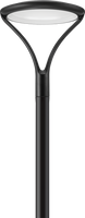LED Post Top with Photocell, 7000 Lumens, 5000K, Type V Distribution, 120-277V, Open-Top Round Pole 4IN OD for Post Top Mounting, Bronze Finish - RADPT LED P3 50K SYM MVOLT PT4 PE DDBXD