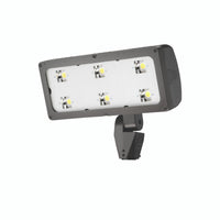 LED Flood Luminaire, Up to 30491 Lumens, 5000K, Medium Flood, 120-277V, Integral Slipfitter, Bronze Finish