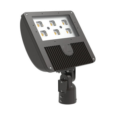 LED Flood Luminaire, 27729 Lumens, 4000K, 70CRI, Wide Flood Distribution, 120-277V, Integral Slipfitter, Bronze Finish
