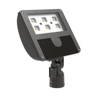 LED Flood Luminaire, 27729 Lumens, 4000K, 70CRI, Wide Flood Distribution, 120-277V, Integral Slipfitter, Bronze Finish