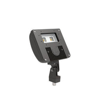 LED Flood Luminaire,  4000K, Wide Flood, 120-277V, Knuckle Mounting, Bronze Finish