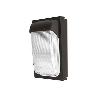 TWX LED Size 1 Wallpack,Adjustable light output,5000K ,120-277V,Photocell, buttontype,Dark bronze finish, super durable