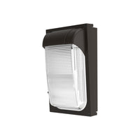 TWX LED Size 1 Wallpack, Package 1, 5000K, 120-277V, Photocell, buttontype, Dark bronze finish, super durable